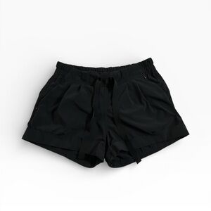 Lululemon Spring Break Away Short Stretch 3" Inseam Black Size 6 UPF *Read